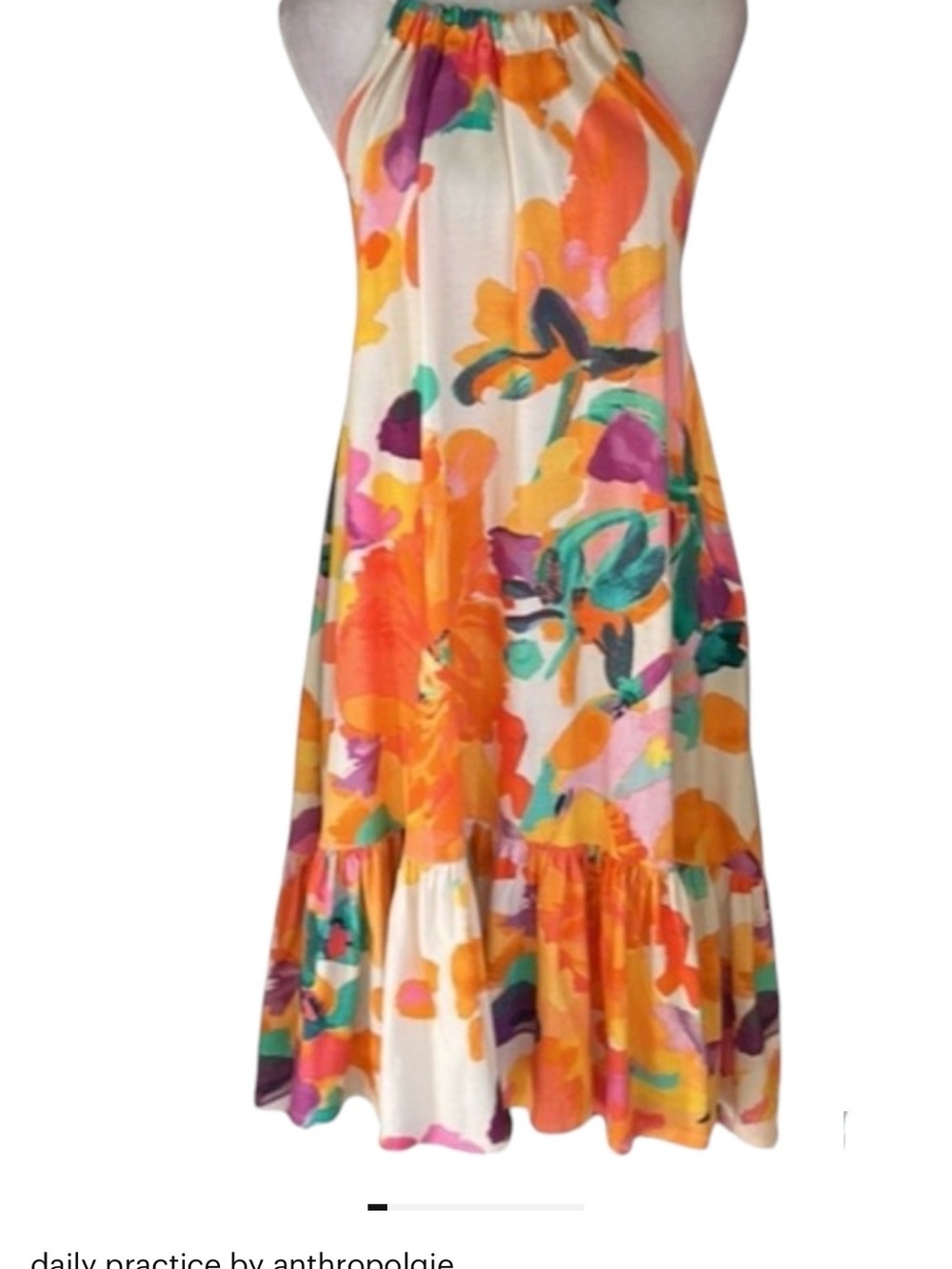 Daily Practice by Anthropologie Floral Freida Watercolor Dress